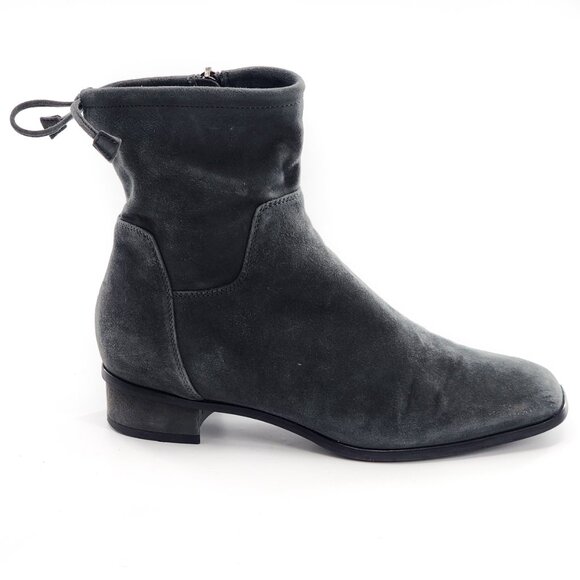 AQUATALIA Lisa Leather Suede Boots Weatherproof Ankle Slouch Boots - Picture 4 of 9